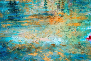 abstract oil paint texture on canvas clipart