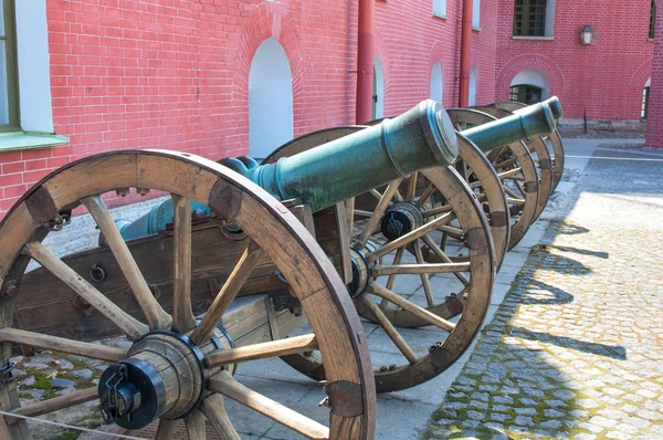 Artillery meseum in St Peter and Paul fortress, St Petersburg, R — Stock Photo, Image