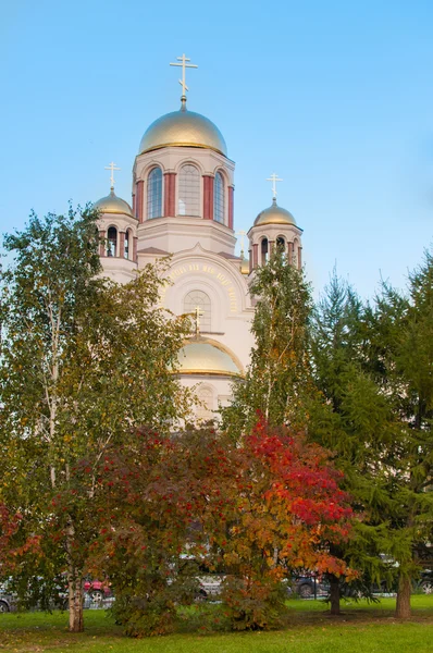 Catedral Spas Krovi Ecaterimburgo Rússia — Fotografia de Stock