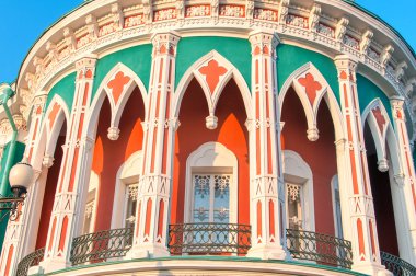 Sevastyanov ev - tarihsel ekaterinburg, Rusya neo-Gotik tarzda inşa