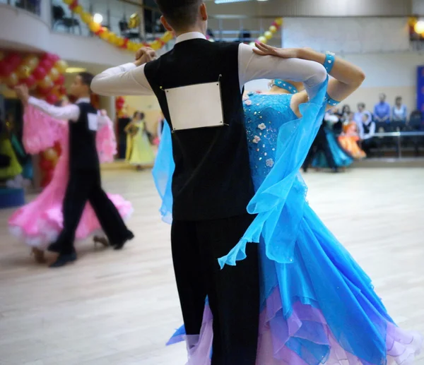 Ballroom dance in motion — Stock Photo, Image