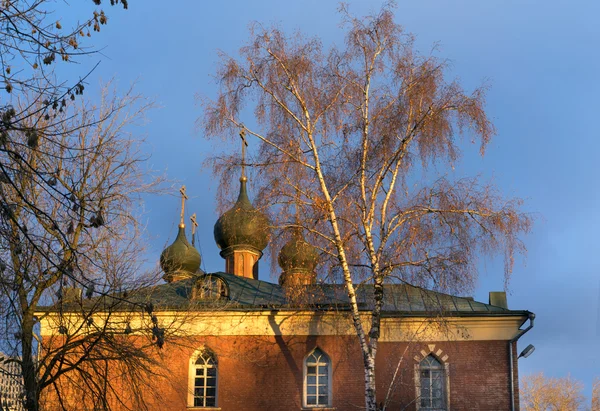 Kostel svatého Mikuláše v Preobrazhenskoe, Moskva, Rusko — Stock fotografie