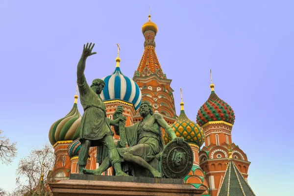 St Basil kathedraal sluit Up, Moskou, Rusland — Stockfoto