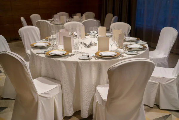 Table de luxe servie pour mariage — Photo