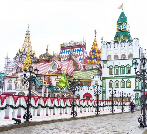 Schöne Ansicht des Kreml in Izmailovo, Moskau, Russland — Stockfoto