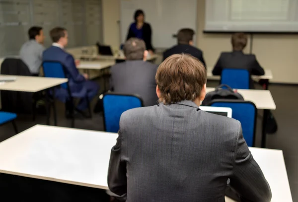 Business workshop and presentation. Audience at the conference room. — Stock Photo, Image