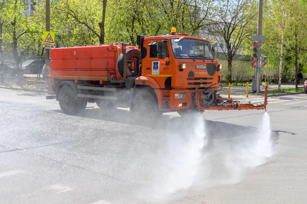 Cleaning street — Stock Photo, Image