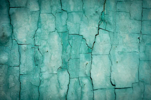 Eski mavi ahşap tahta arka plan kırık — Stok fotoğraf