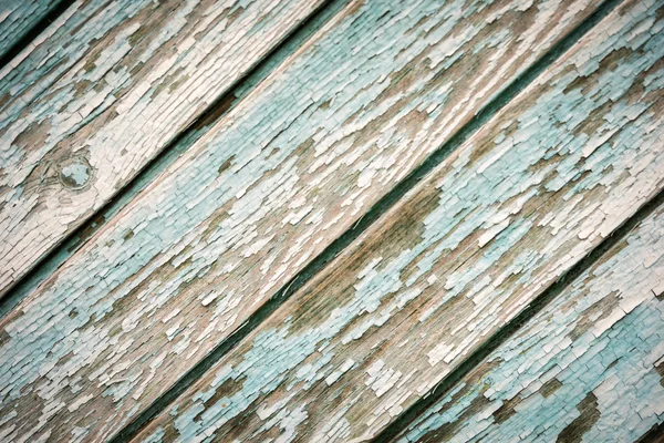Old Shabby Houten Planken met gebarsten kleur Verf, achtergrond — Stockfoto