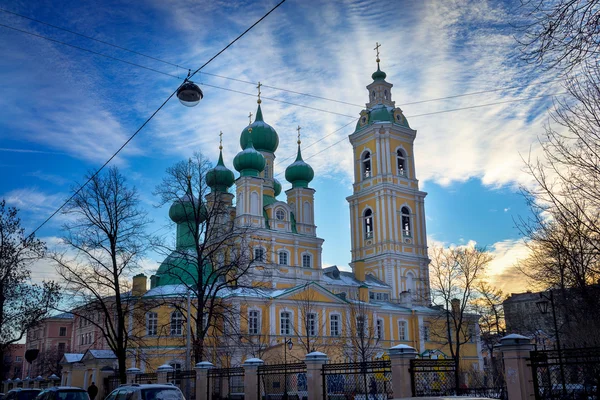 Zwiastowanie Maryi Kościół na wyspie Wasilewskiej, St. Petersburg — Zdjęcie stockowe