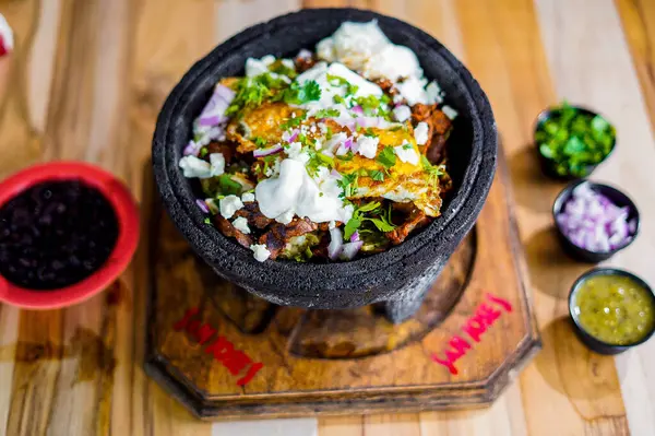 Hot and Delicious Dorito Casserole — Stock Image Hot Delicious Dorito Casserole Royalty Free Stock Photos
