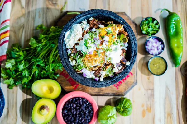 Hot and Delicious Dorito Casserole — Stock Image Hot Delicious Dorito Casserole Stock Picture
