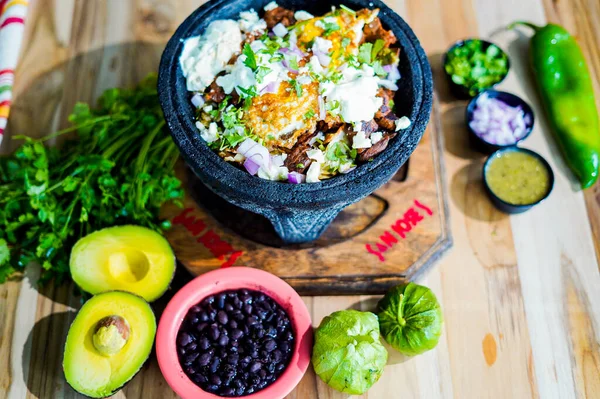 Hot and Delicious Dorito Casserole — Stock Image Hot Delicious Dorito Casserole Stock Picture