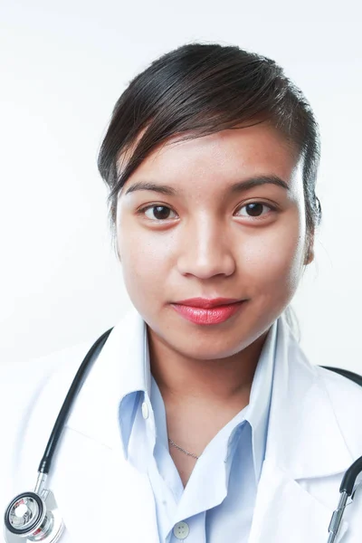 Una Profesional Asiática Médico Con Sus Herramientas —  Fotos de Stock