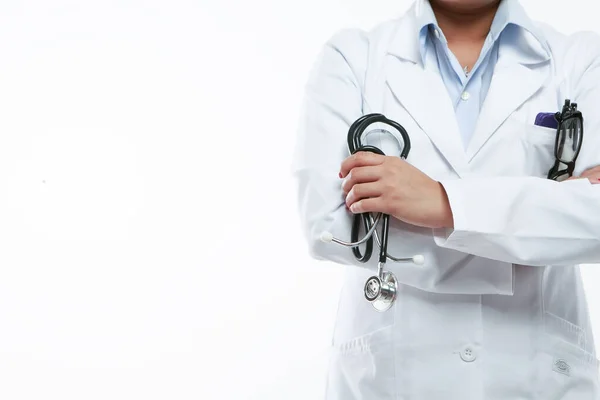 Professional Asian Female Doctor Her Tools — Stock Photo, Image