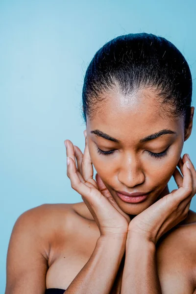 Beautiful Sexy Model Studio Photo Shoot — Stock Photo, Image