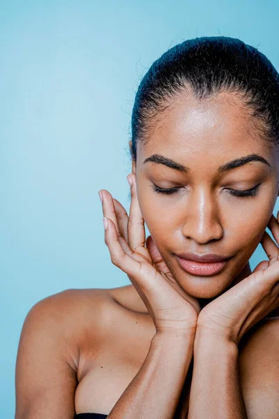 Beautiful Sexy Model Studio Photo Shoot — Stock Photo, Image