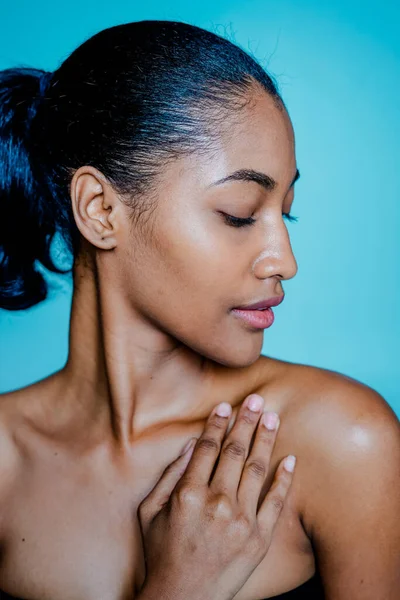 Beautiful Sexy Model Studio Photo Shoot — Stock Photo, Image