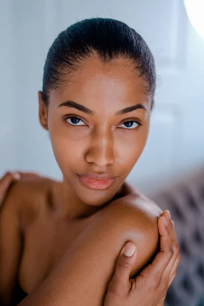 Schöne Und Sexy Model Studio Fotoshooting — Stockfoto