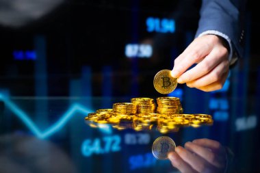 Bitcoin şifreli para dijital para birimi