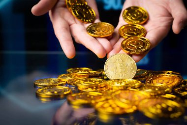 Bitcoin şifreli para dijital para birimi