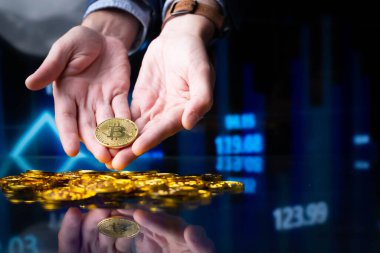 Bitcoin şifreli para dijital para birimi