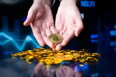 Bitcoin şifreli para dijital para birimi