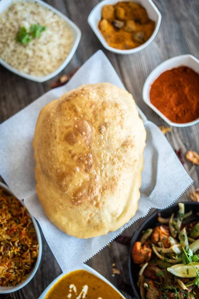 Heet Gebakken Arme Brood Indiase Keuken — Stockfoto