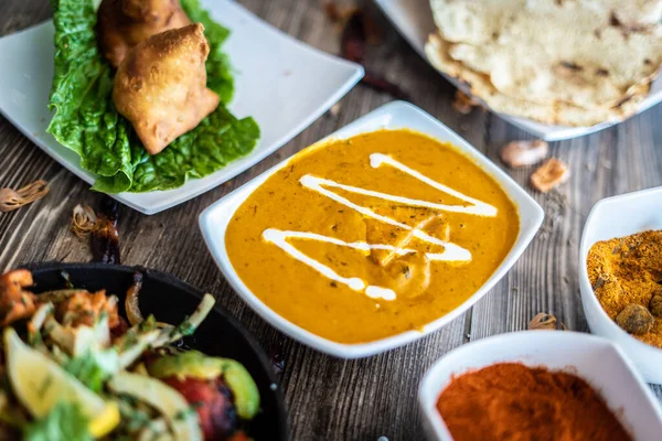 Kryddad Indisk Curryrätt — Stockfoto