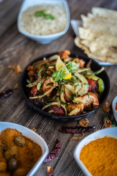 Аппетитный Индийский Ресторан Блюдо — стоковое фото