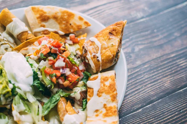 Delicioso Bocadillo Quesadillas —  Fotos de Stock