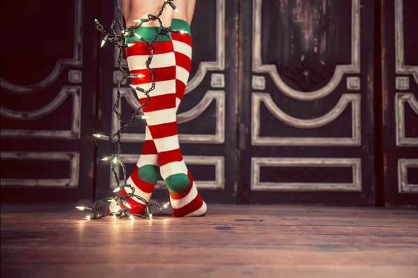 Calcetines de Navidad — Foto de Stock