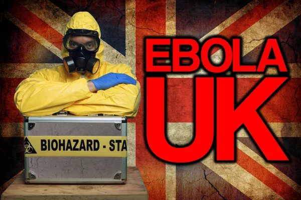 Ebola UK — Stock Photo, Image