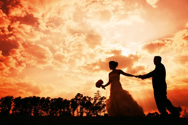 Sunset Couple — Stock Photo, Image