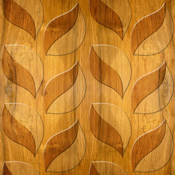 Pattern of the decorative leaves - Interior wall decoration - seamless background — 图库照片