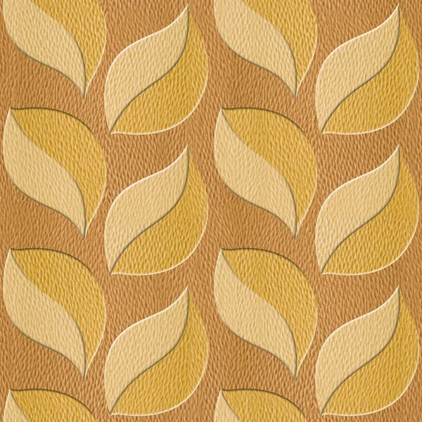 Pattern of the decorative leaves - Interior wall decoration - seamless background