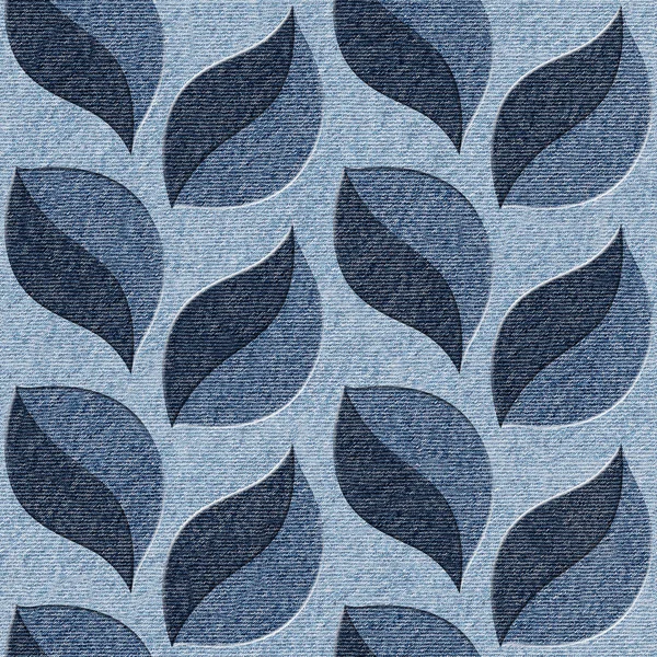 Pattern of the decorative leaves - Interior wall decoration - seamless background — Zdjęcie stockowe