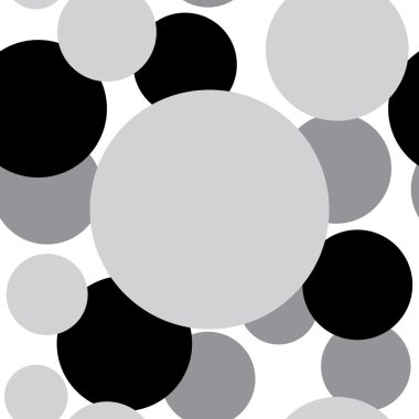 Soyut dekoratif daireler. Soyut dekoratif duvar kağıdı. Vektör seamless modeli.