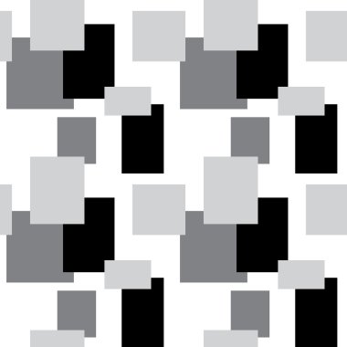 Dekoratif döşeme deseni. Çeşitli dikdörtgenler ve kareler.