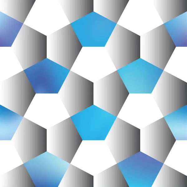Hexagones décoratifs modernes. Tuiles géométriques répétitives . — Image vectorielle