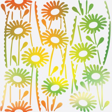 Çiçekli bahar çiçek süs doku. Seamless modeli.