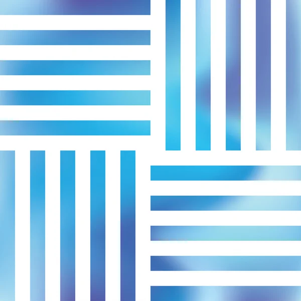 Blue and white decorative strips. Abstract decorative tiles. Seamless pattern. — Stock Vector