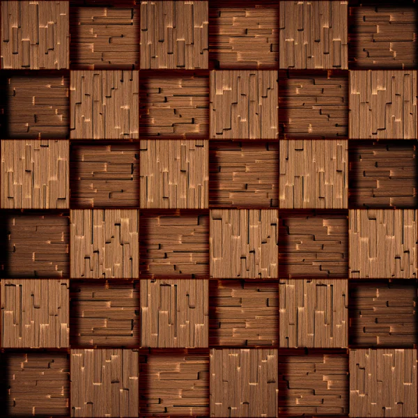 Дерев'яні блоки, складені для безшовного фону — стокове фото