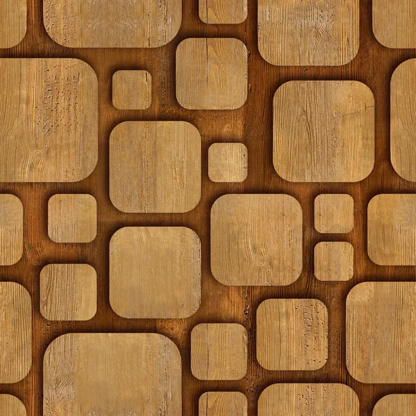 Bloques de madera apilados para un fondo sin costuras — Foto de Stock