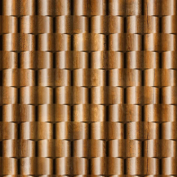 Wooden blocks stacked for seamless background — Stock Photo, Image