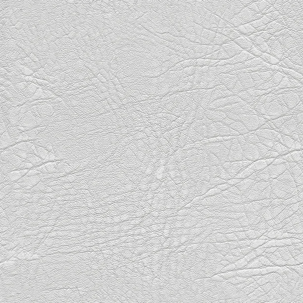 Seamless white leather texture for background — Stock Photo, Image