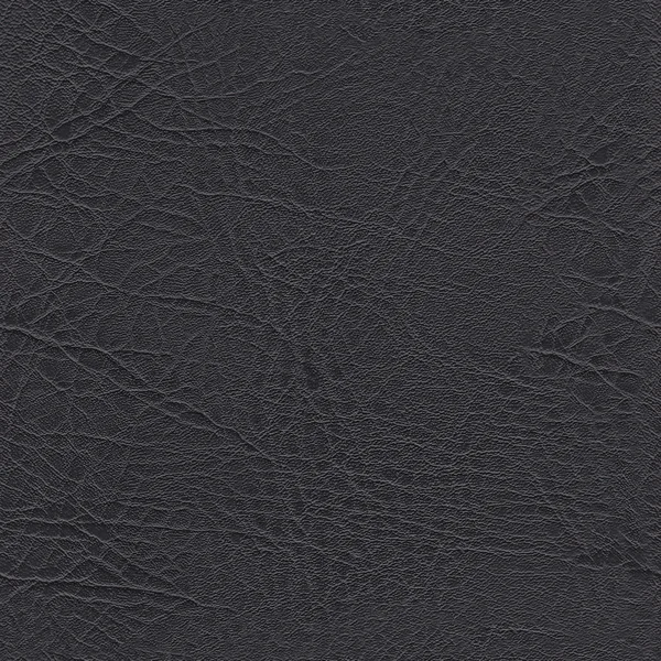 Seamless black leather texture for background — Stock Photo, Image