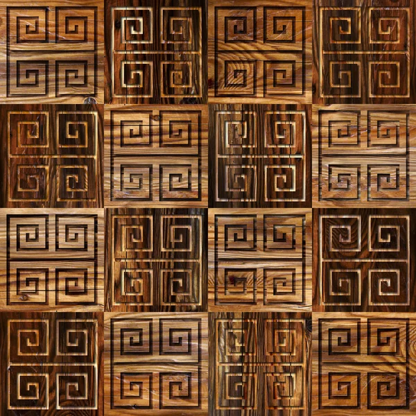 Abstract paneling pattern - seamless background - cassette floor — Stock Photo, Image