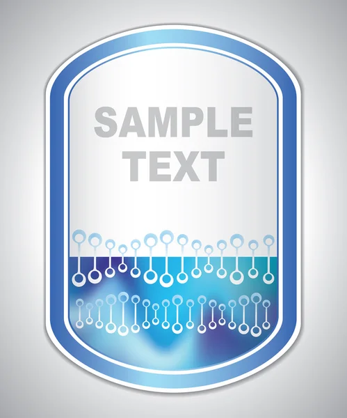 Märkning etikett - laboratorium taggning - abstrakt bakgrund — Stock vektor