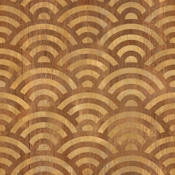 Patrón curvado abstracto - fondo sin costuras - superficie de madera — Foto de Stock